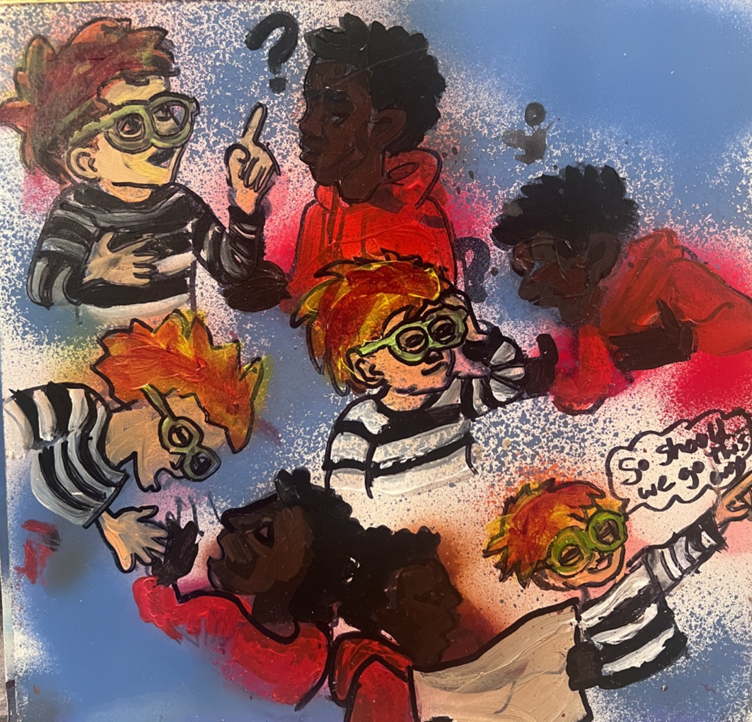 Painting 1 for Habit 5: Seek First to Understand, Then to Be Understood